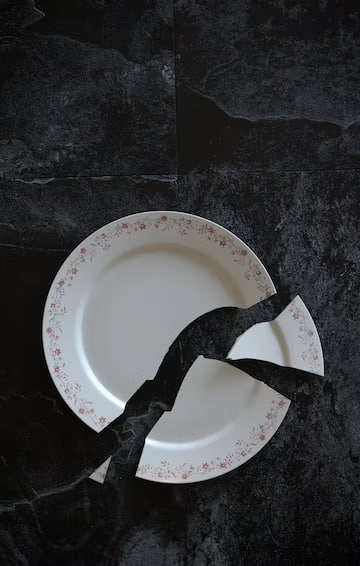 بند زدن چینی شکسته